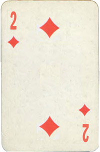 Two of Diamonds Birth Card